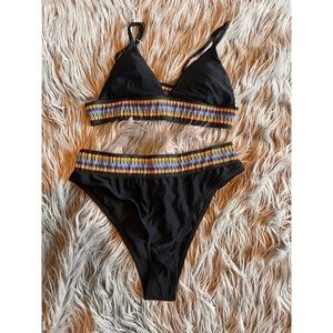High waisted bikini set